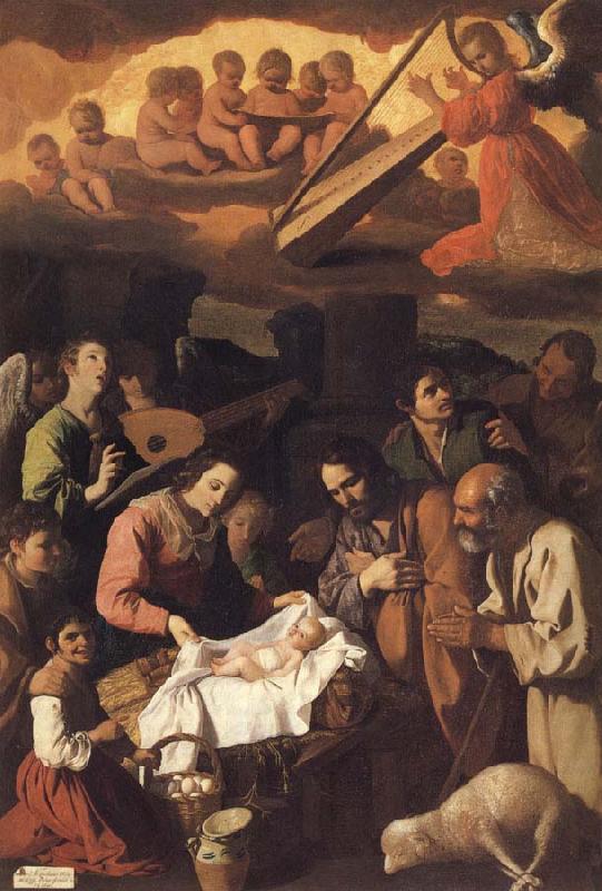 Francisco de Zurbaran Adoration of the Shepherds oil painting image